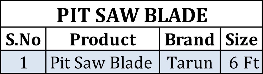 Pit saw blade